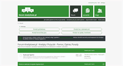 Desktop Screenshot of forum-kredytowe.pl
